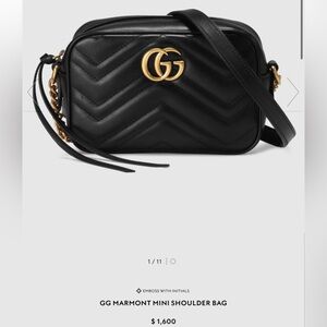AUTHENTIC Gucci Mini Marmont shoulder bag